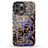 Wild Metallic Leopard 3D Initials iPhone Case